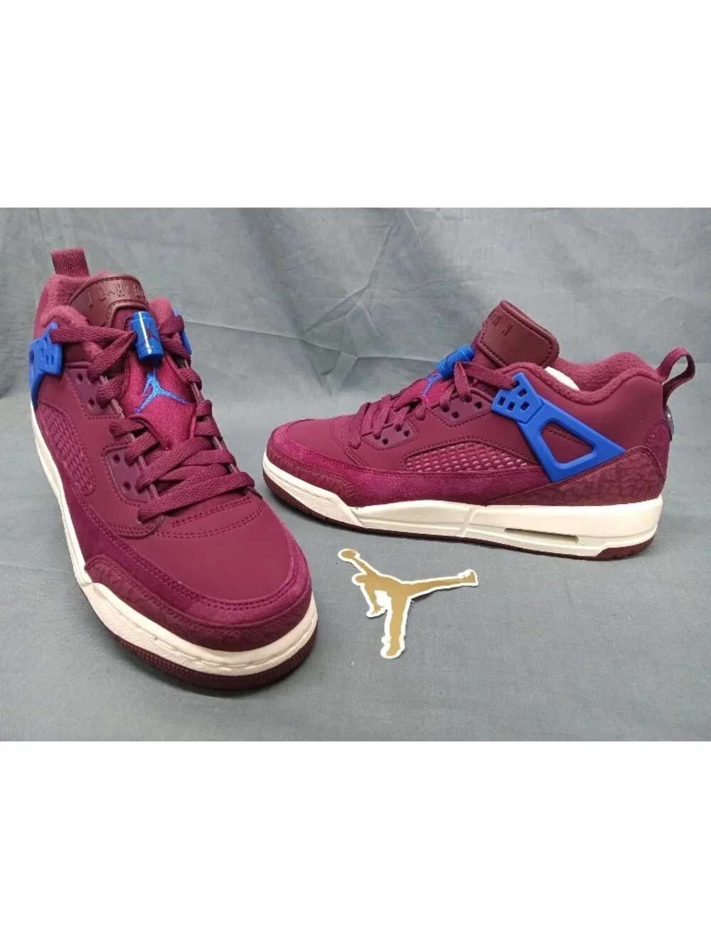 Nike  Jordan Spizike Low (GS) Bordeaux Hyper Royal Sail Boys Size 7 NEW NO BOX!